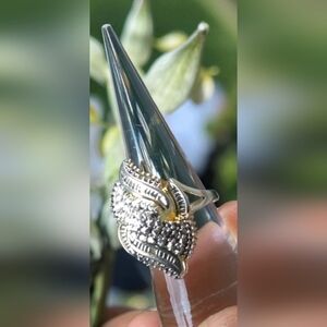 Elegant Silver Women's Ring 925 Size #7